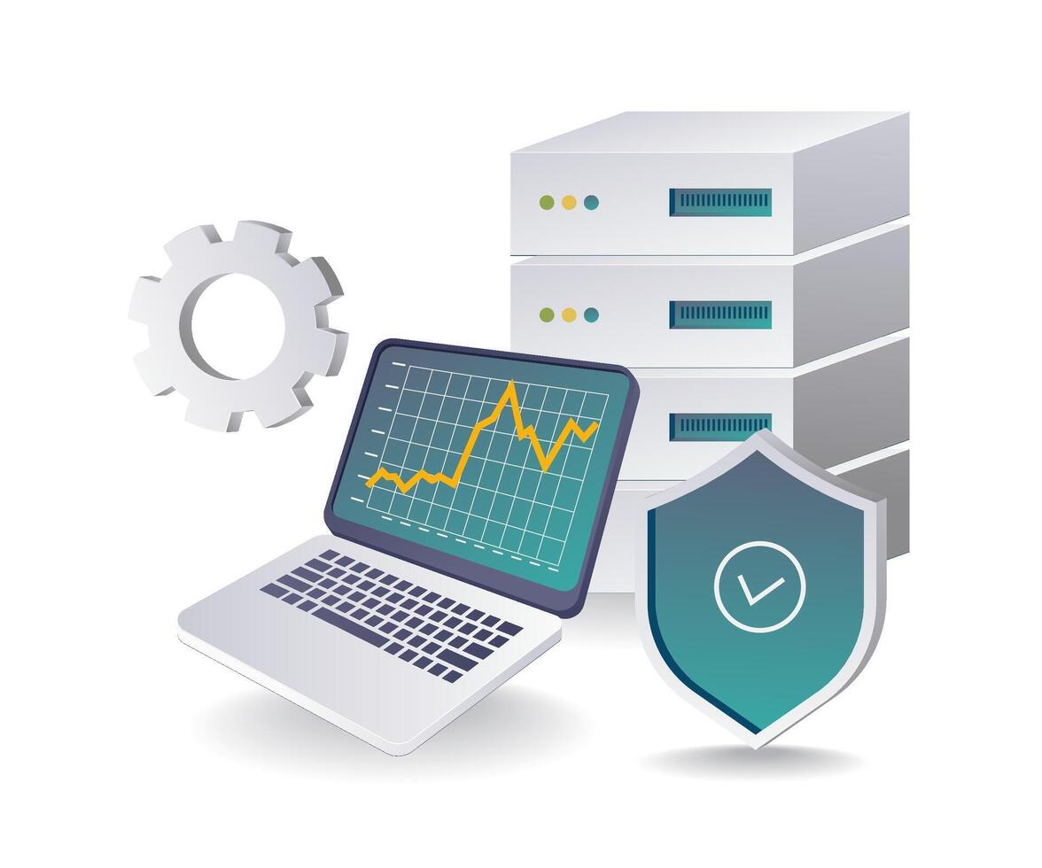 Analyzing Database Systems in Modern Technology vector