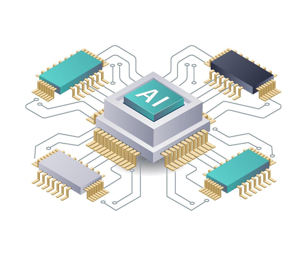 Artificial intelligence data network technology system vector
