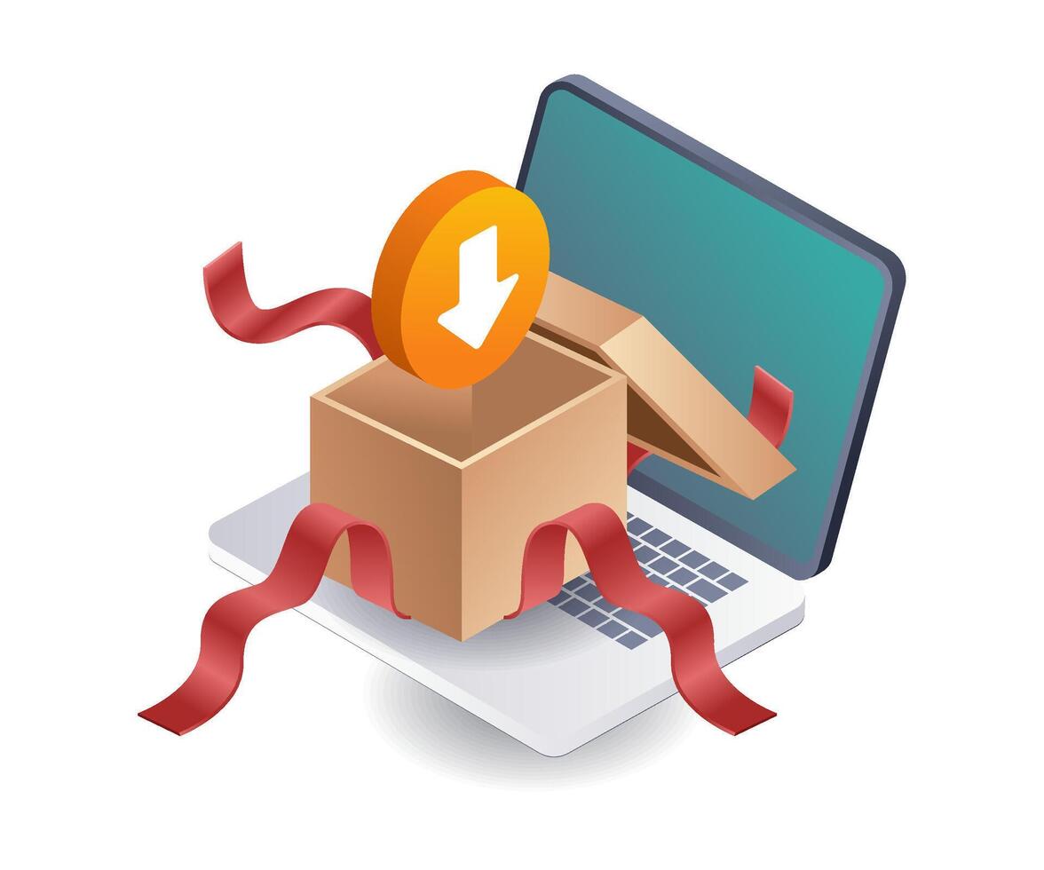 Data Storage for Server Operators on Computers vector