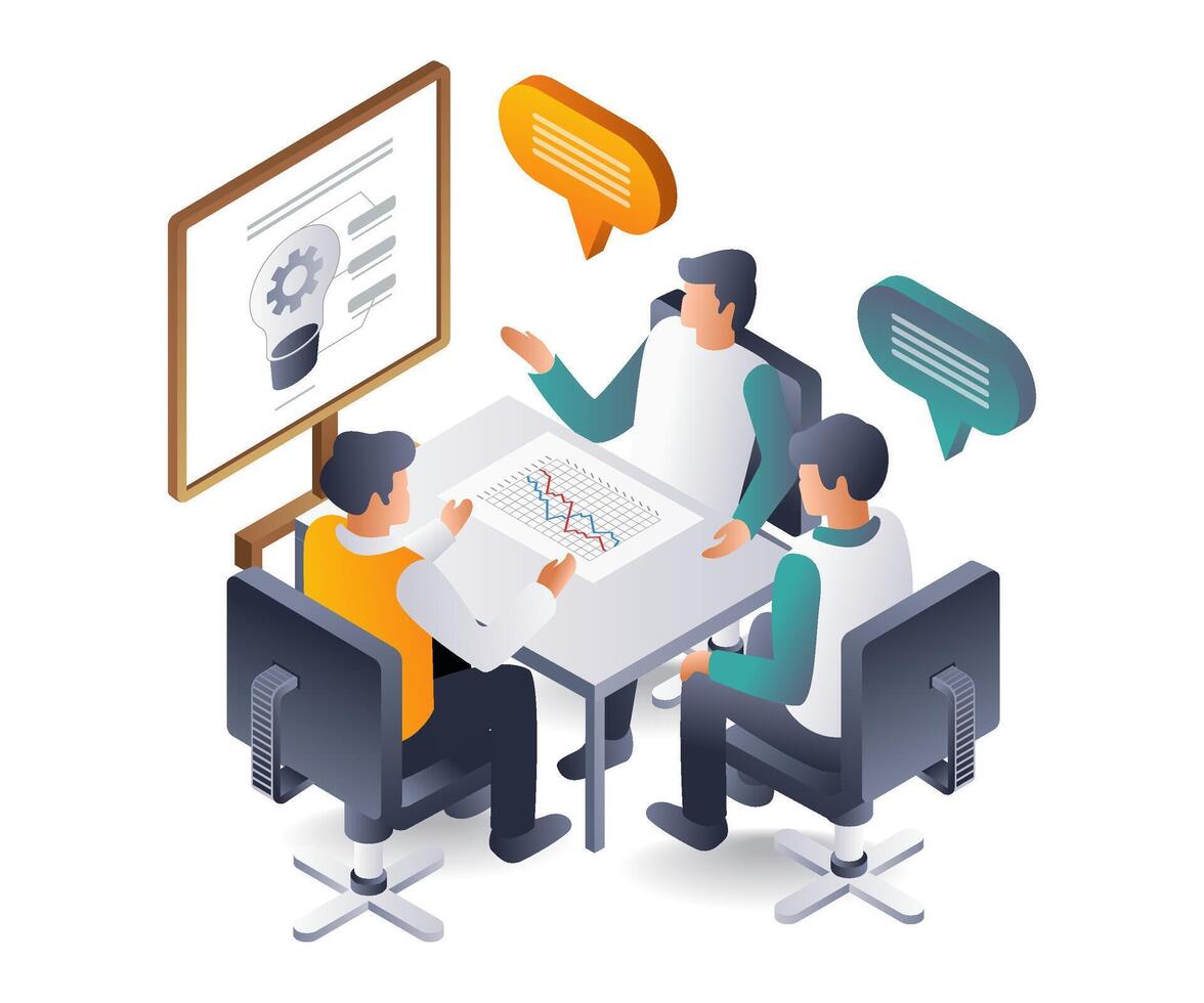 Enhancing Business Investments through Collaboration vector