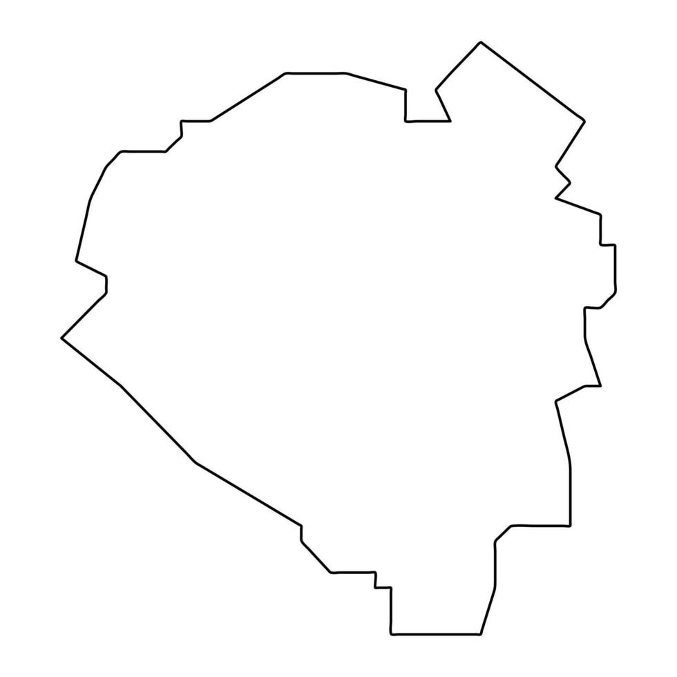 Aibonito map, administrative division of Puerto Rico. illustration. vector