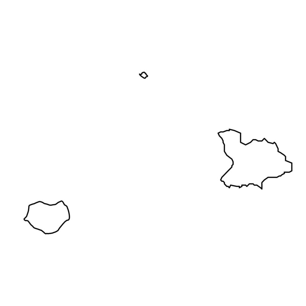 Mayaguez map, administrative division of Puerto Rico. illustration. vector