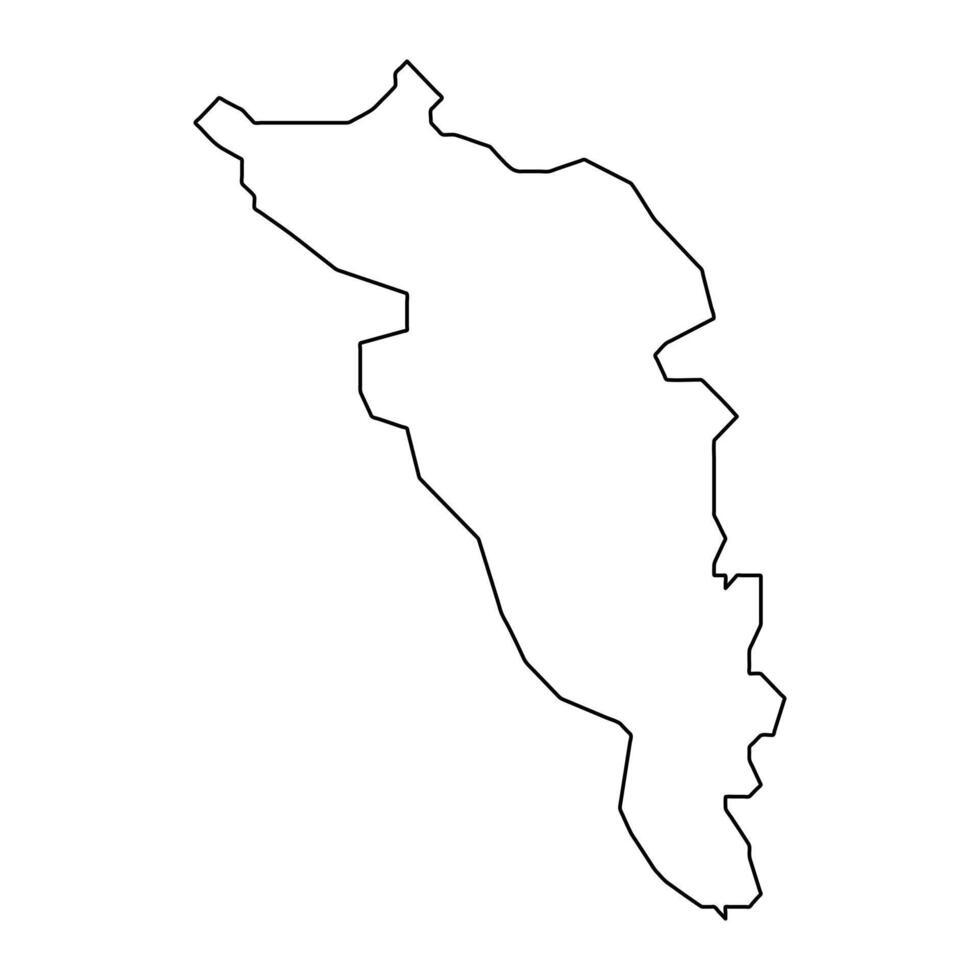 Carolina map, administrative division of Puerto Rico. illustration. vector