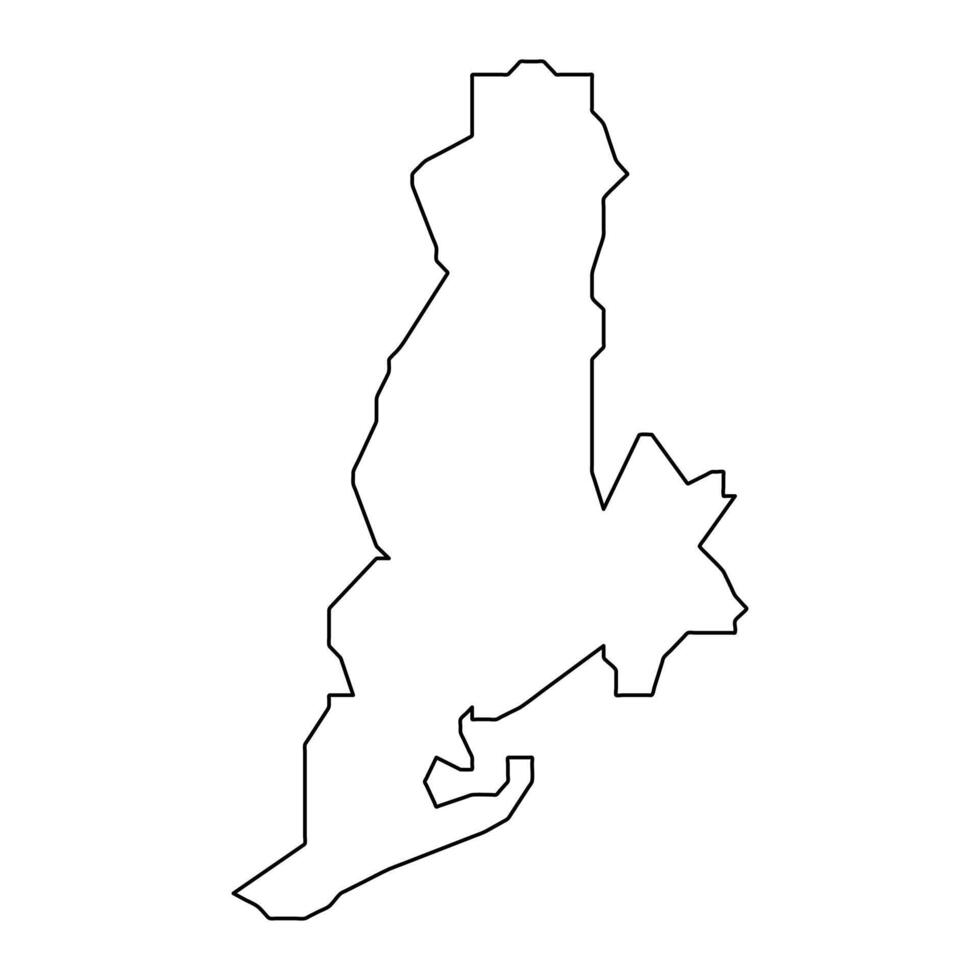 Guayanilla map, administrative division of Puerto Rico. illustration. vector
