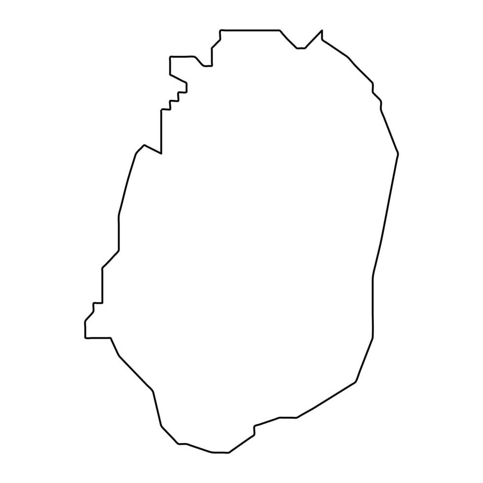 Corozal map, administrative division of Puerto Rico. illustration. vector