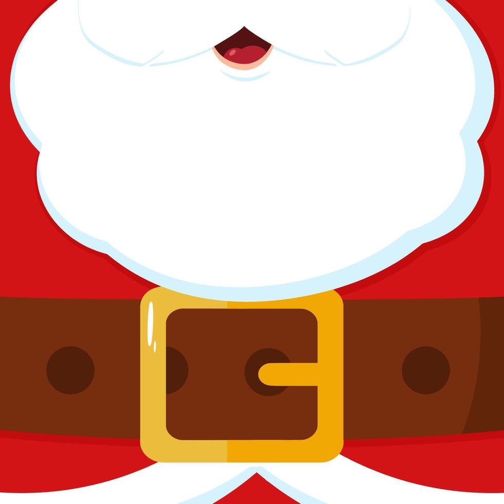 Santa Claus Message Blank Banner vector
