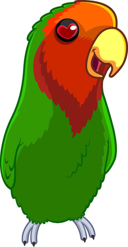 LoveBird Cartoon Character vector