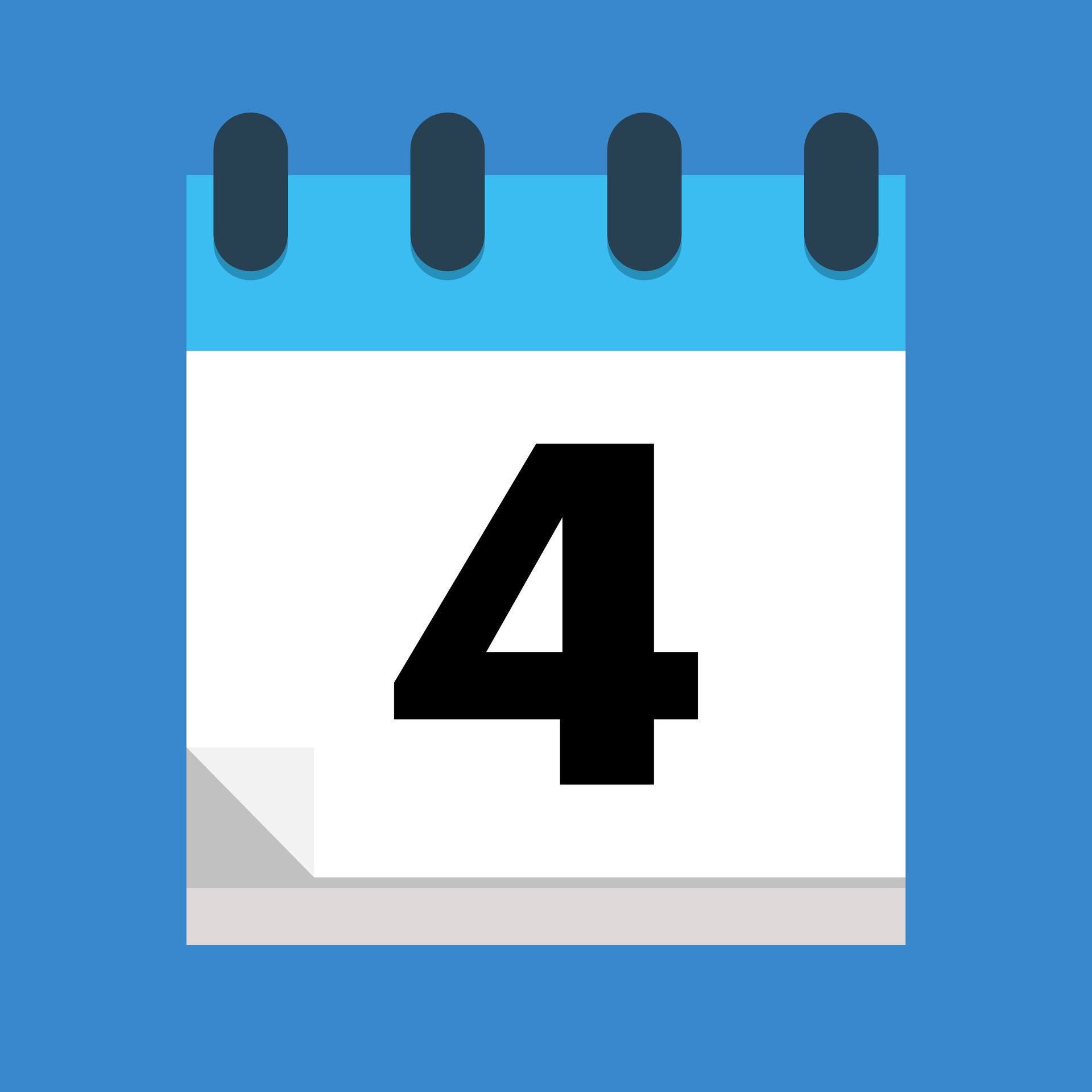 Calendar icon concept date element date change on calendar number of
