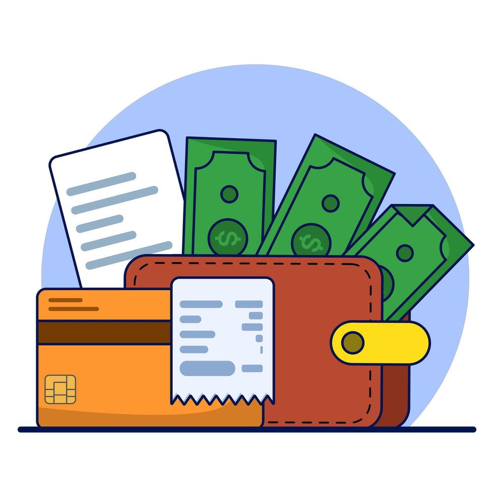 concept of account mutation or financial activity. Banking design elements. Customer savings book. simple modern graphic elements for blank state ui, infographics, icons, flat design illustrations. vector
