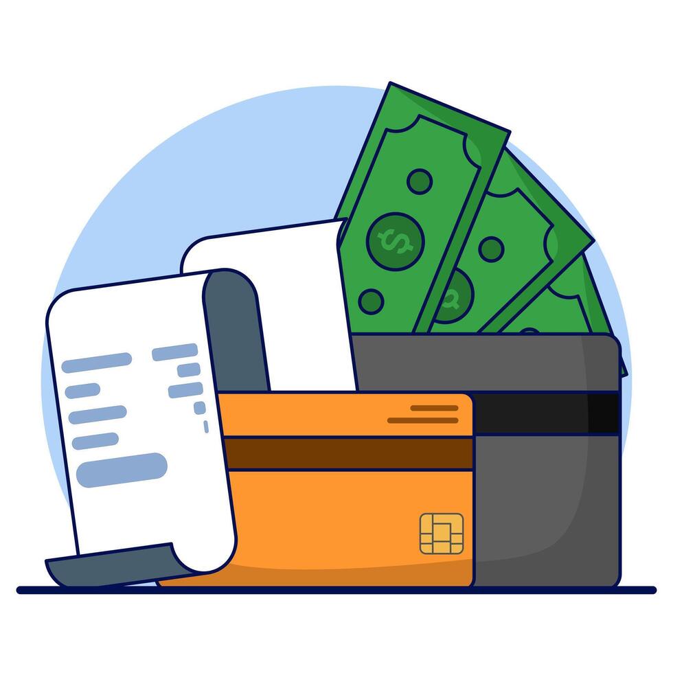 concept of account mutation or financial activity. Banking design elements. Customer savings book. simple modern graphic elements for blank state ui, infographics, icons, flat design illustrations. vector