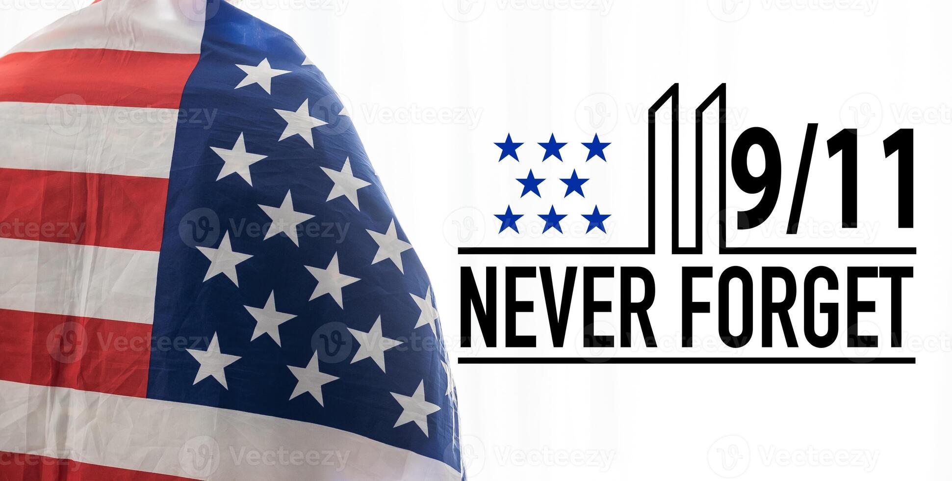 Always Remember 9 11, september 11. Remembering, Patriot day. The Twin towers representing the number eleven. We will never forget, the terrorist attacks photo