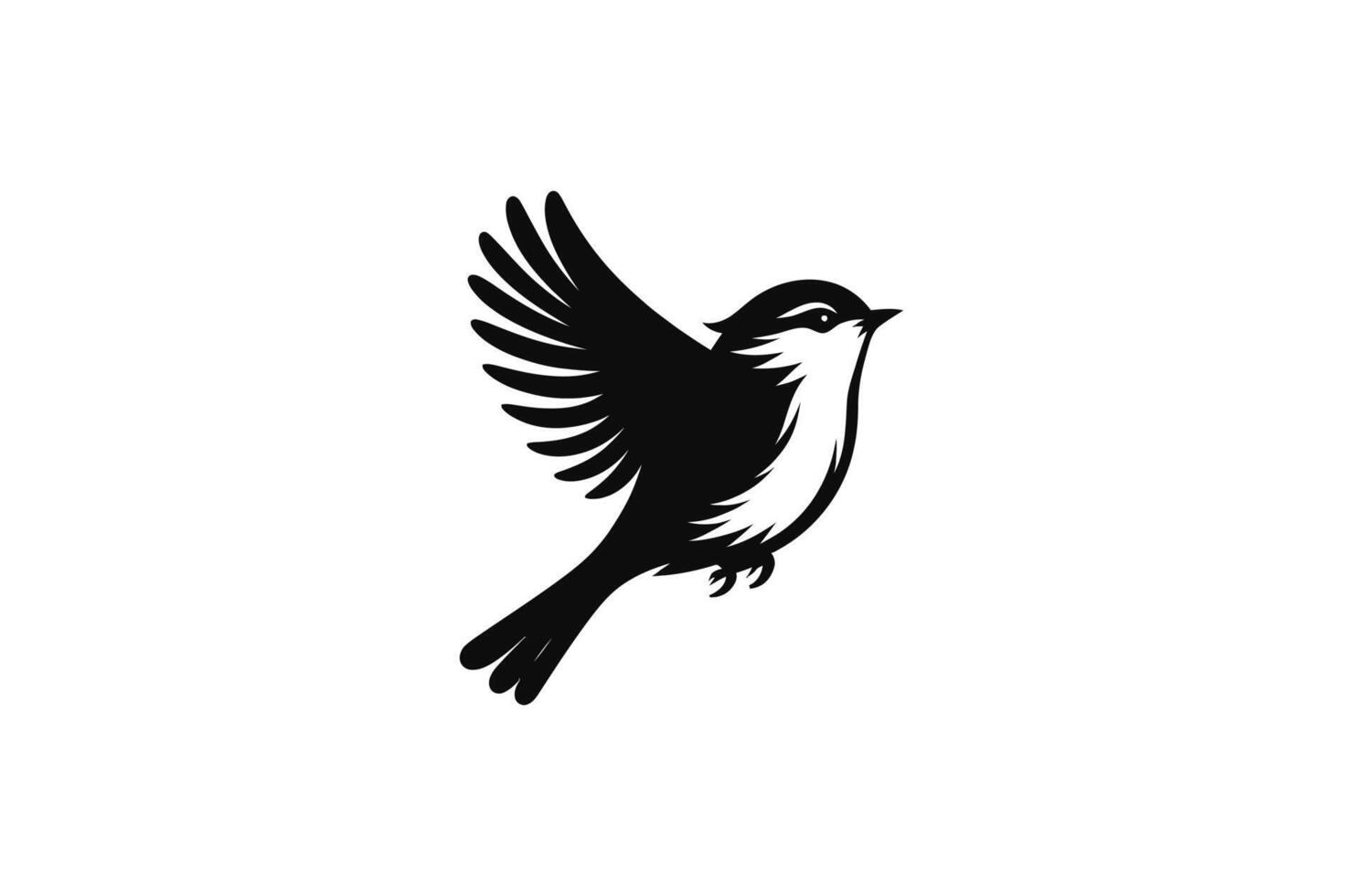 Bird silhouette illustration vector