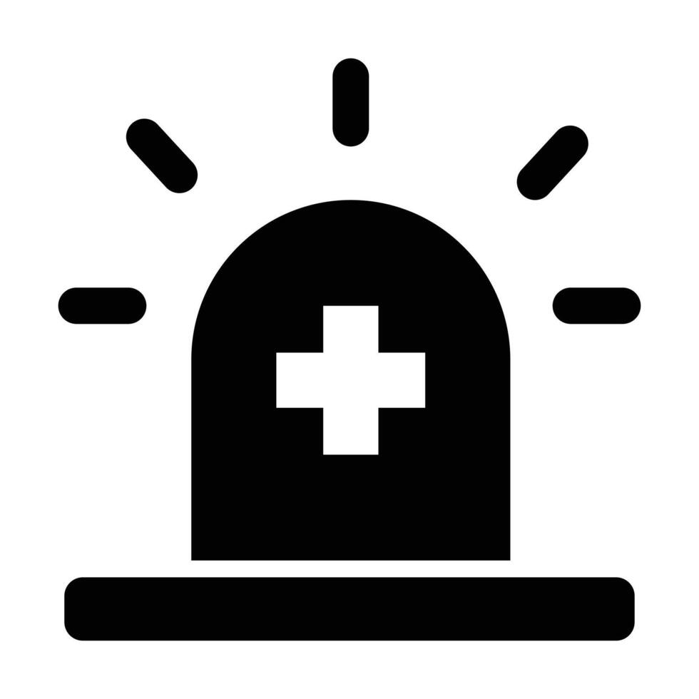 Emergency icon on white background vector