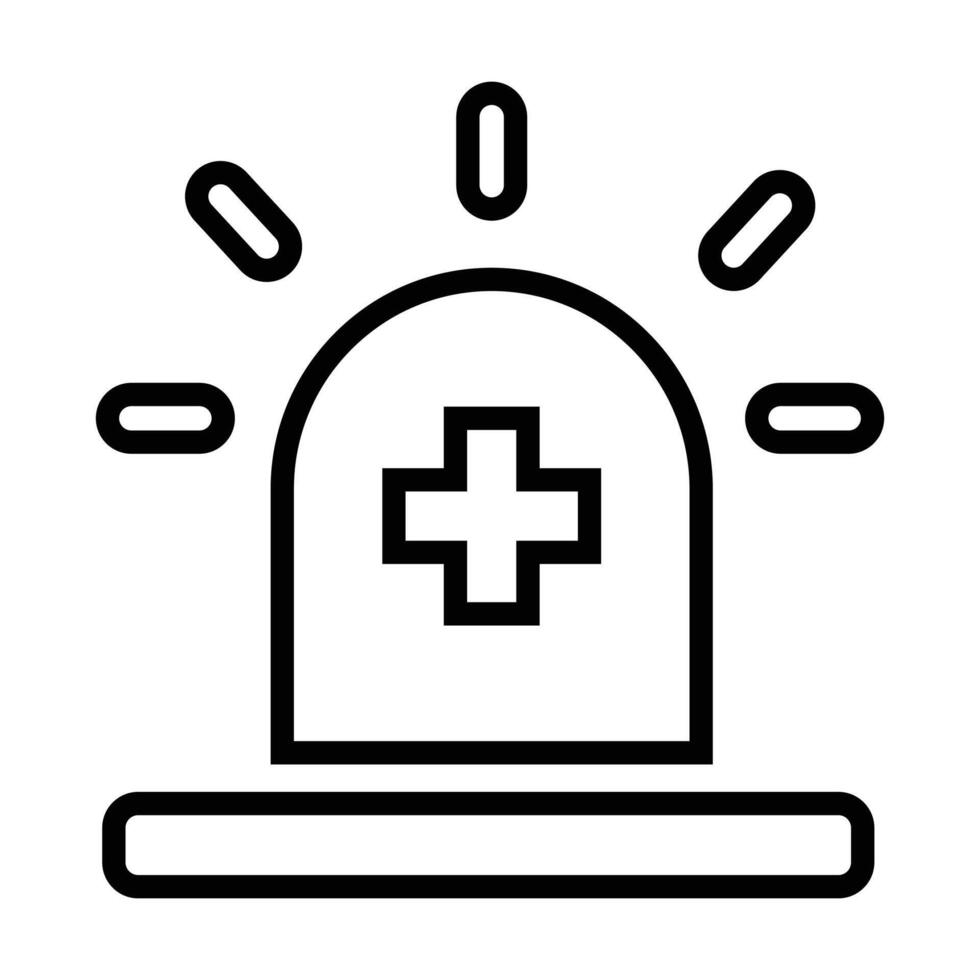 Emergency icon on white background vector