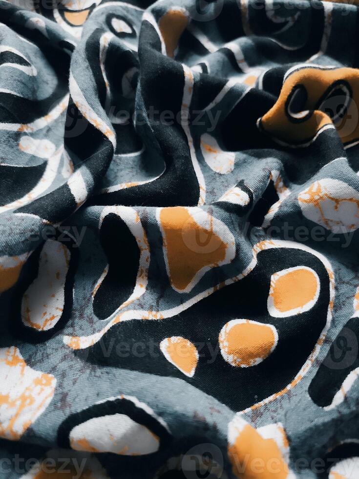 Indonesian Motif Batik Textile Patterns and Textures Modern 2d batik cloth ornaments photo