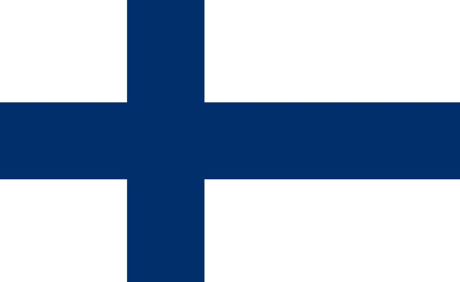 Finland flag design vector
