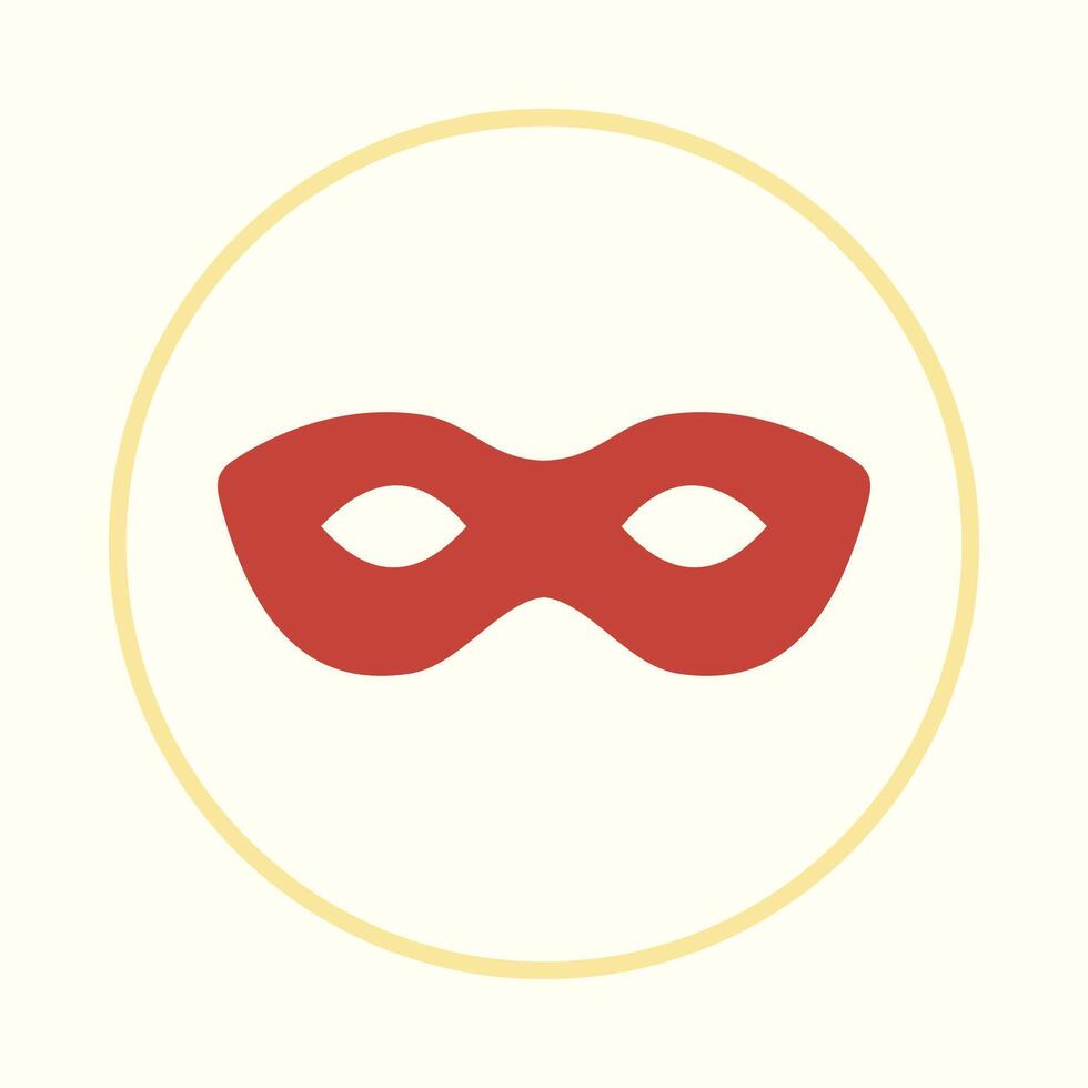 Party mask helpful trendy icon attractive abstract illustration artwork colorful design vector