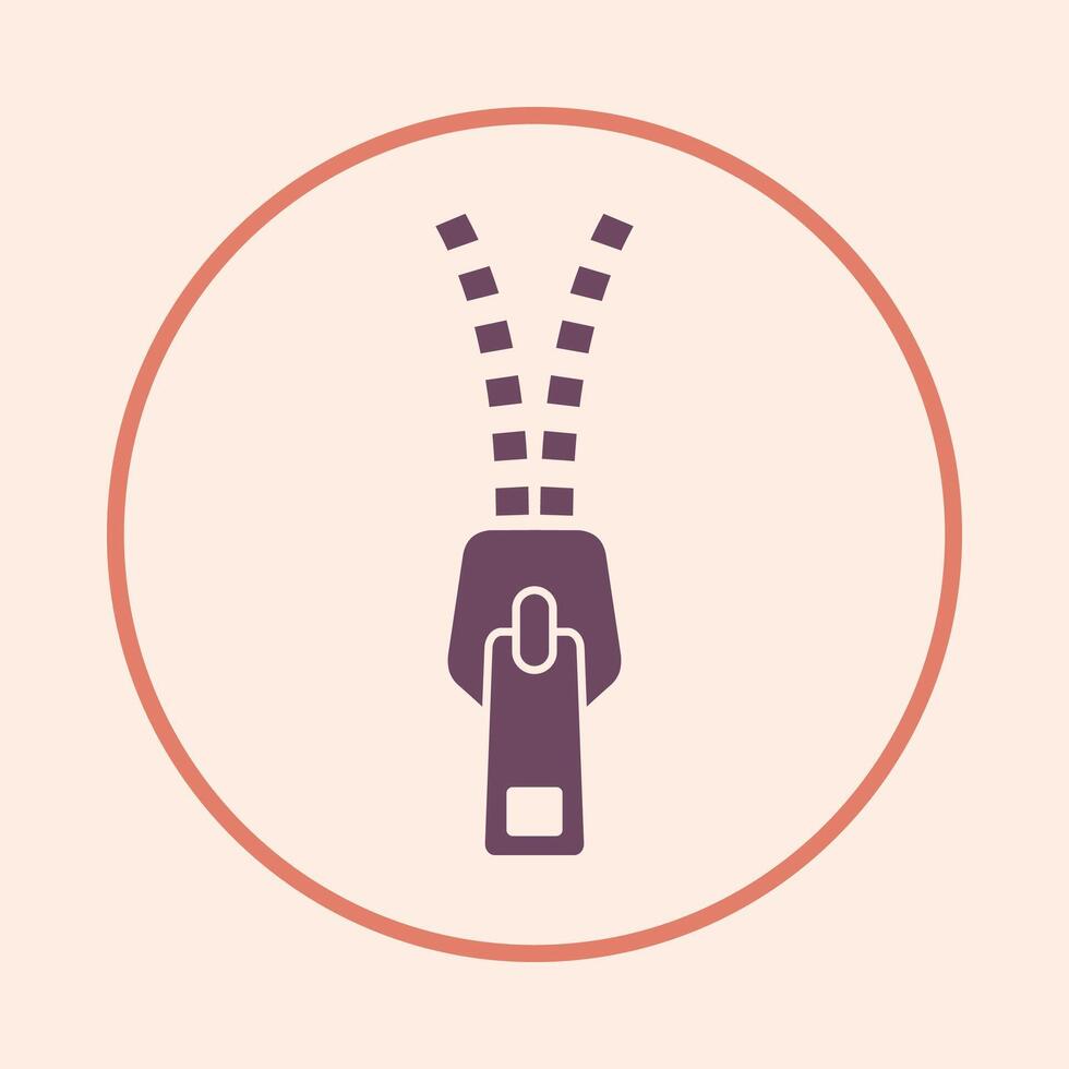 Zipper applicable trendy icon gorgeous abstract illustration artwork colorful design vector