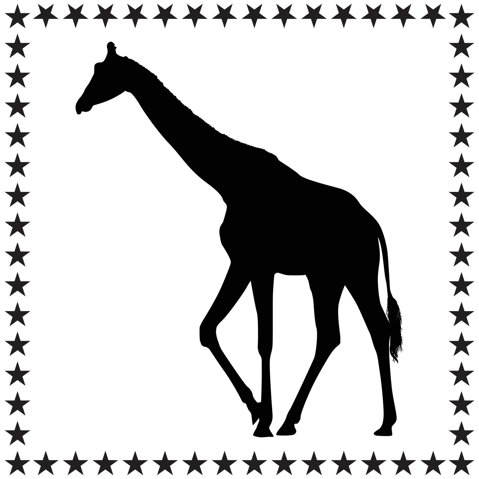 Giraffe Silhouette illustration, Giraffe Silhouette, Giraffe Silhouette
