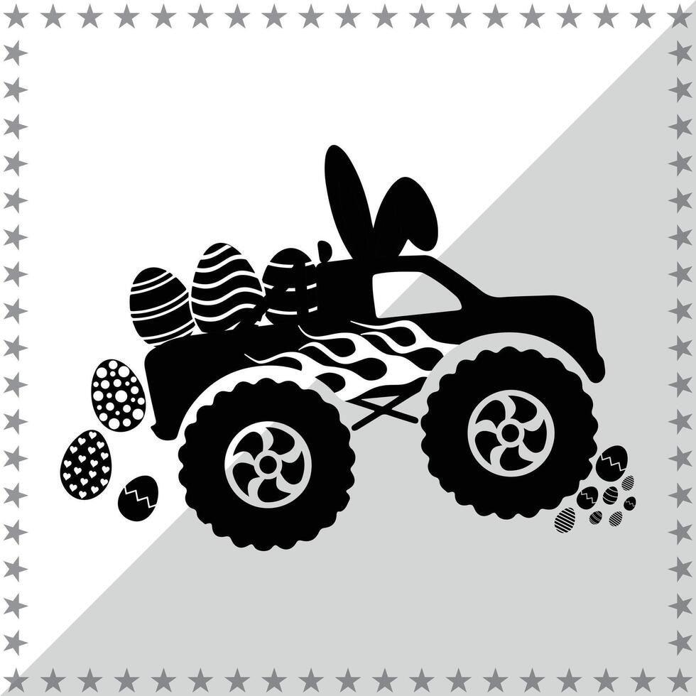 Easter Bunny Silhouette illustration, Easter Bunny Silhouette, Easter Bunny Silhouette art on white background vector