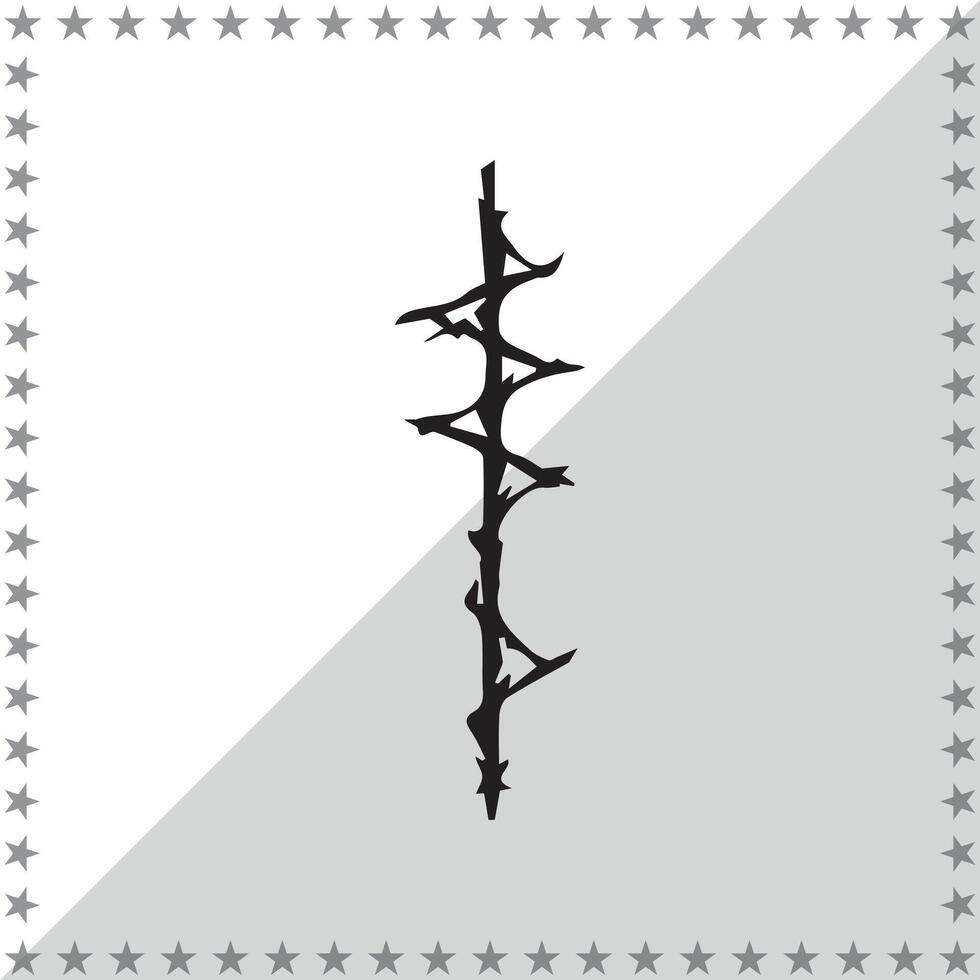 Barbed Wire Silhouette illustration, Barbed Wire Silhouette, Barbed Wire Silhouette art on white background vector