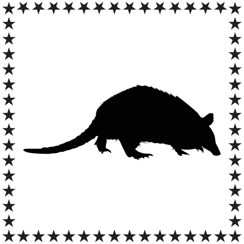 Alligator Silhouette illustration, Alligator Silhouette, Alligator Silhouette art on white background vector