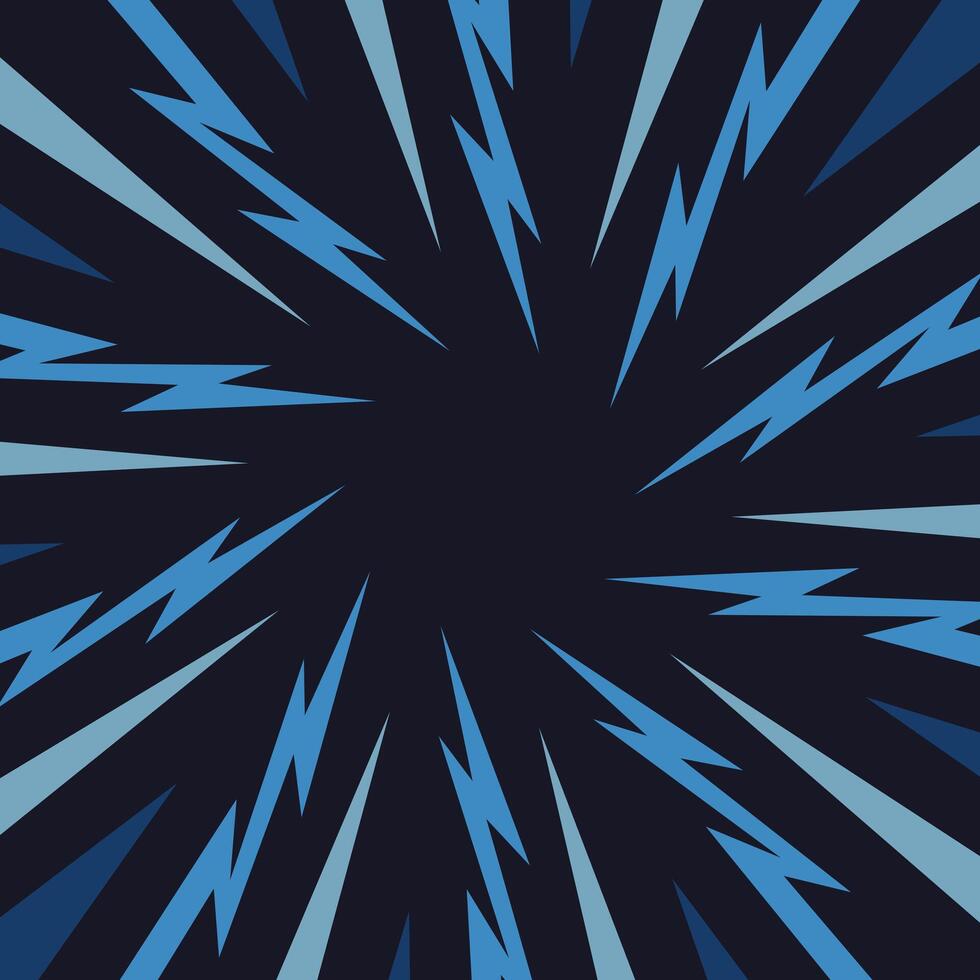 Radial abstract stripes square background vector