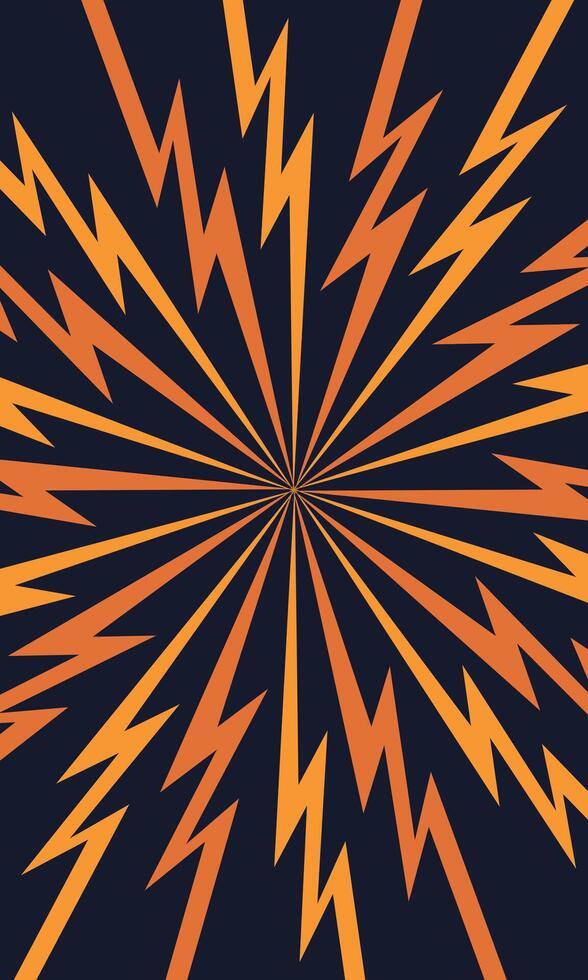 Abstract background of radial swirl stripes vector