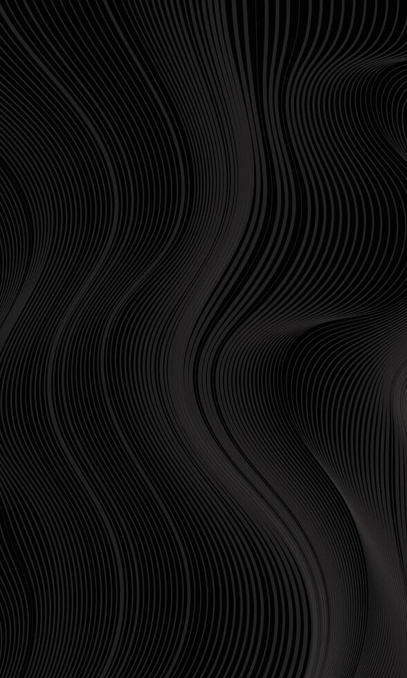 Elegant background of curved flowing abstract lines vector