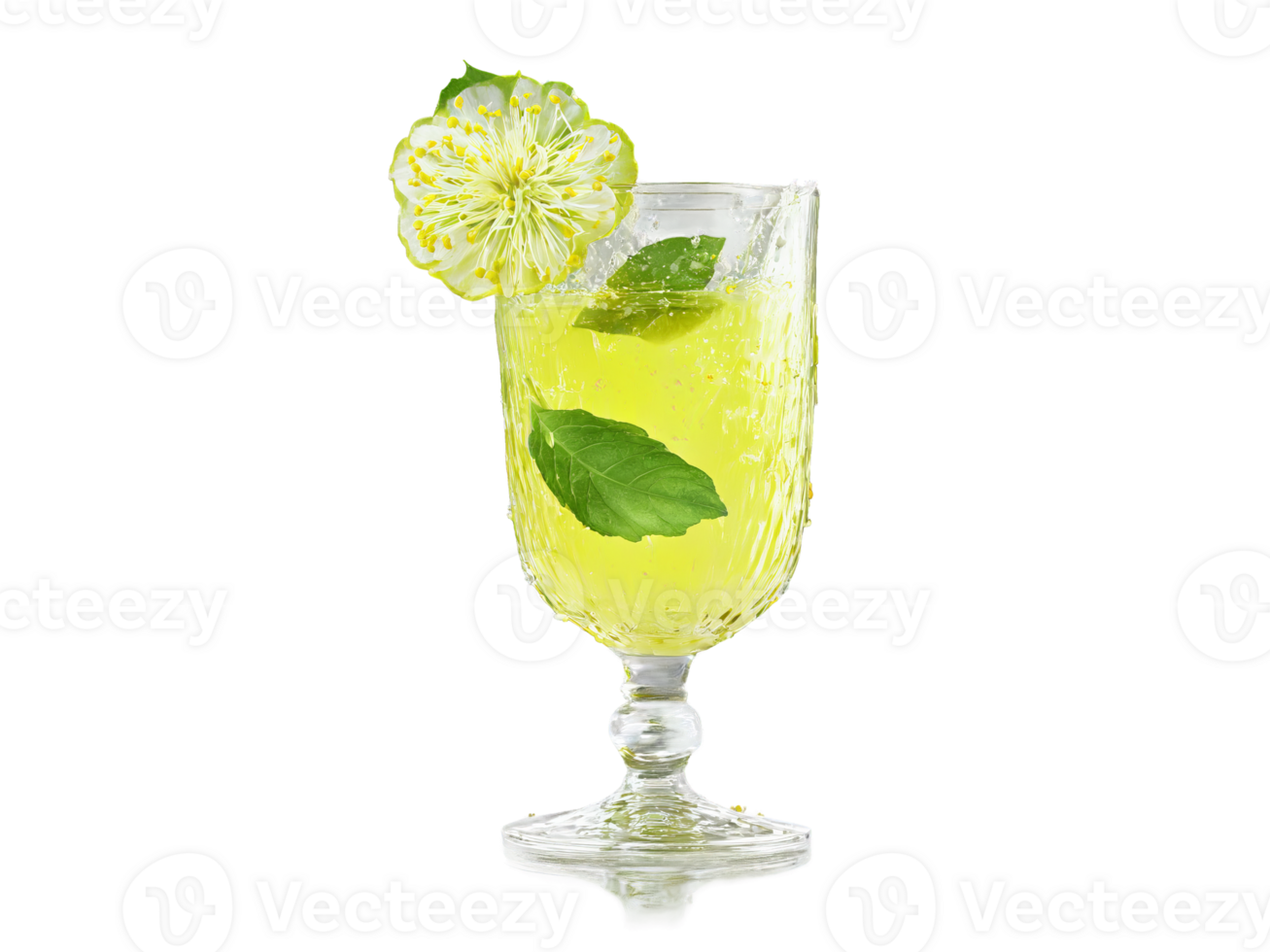Bergamot Juice Fragrant bergamot juice in an elegant glass bergamot slices and flowers splash in png