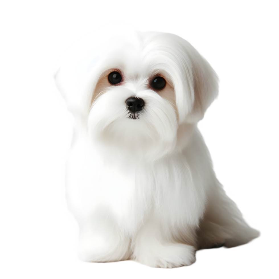 Maltese dog isolated from background png