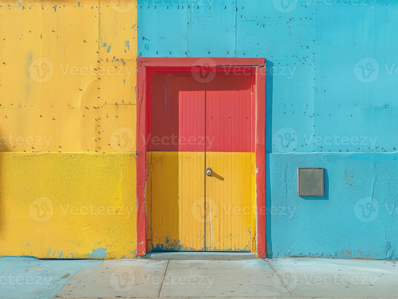 Bright Colored Door, A Splash of Vibrancy photo