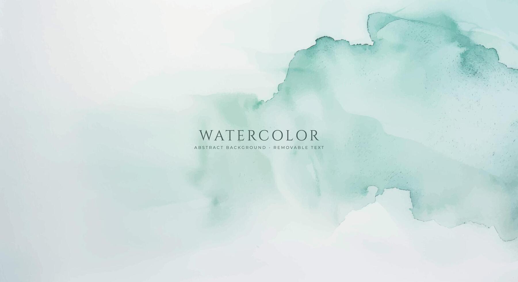 Abstract horizontal watercolor background. Neutral light colored empty space background illustration vector
