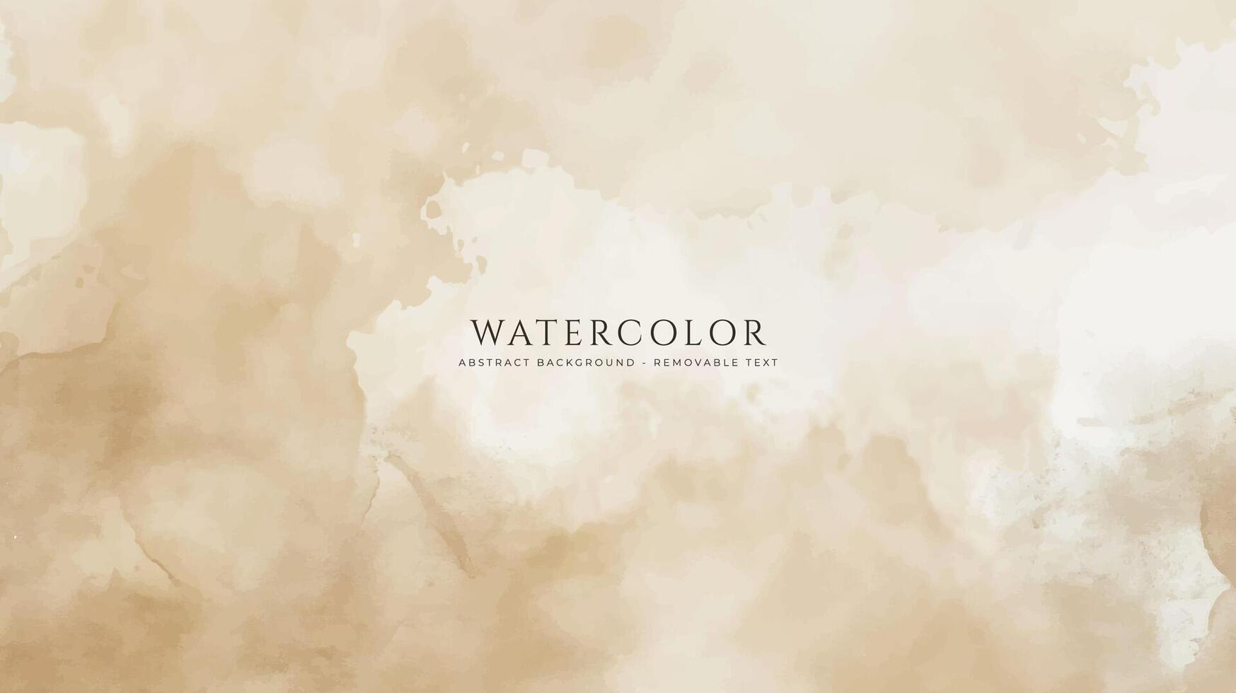Abstract horizontal watercolor background. Neutral light colored empty space background illustration vector