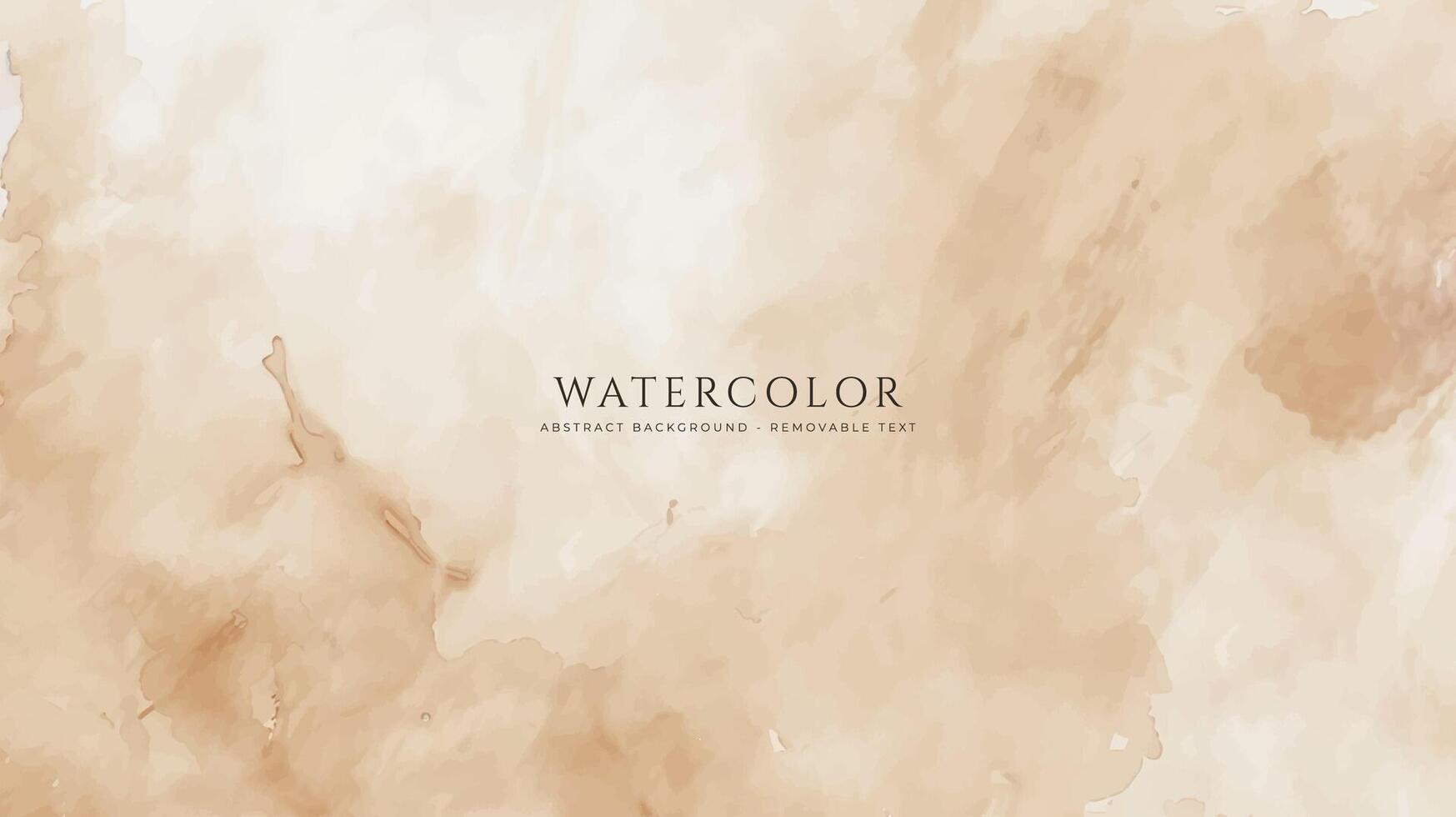 Abstract horizontal watercolor background. Neutral light colored empty space background illustration vector