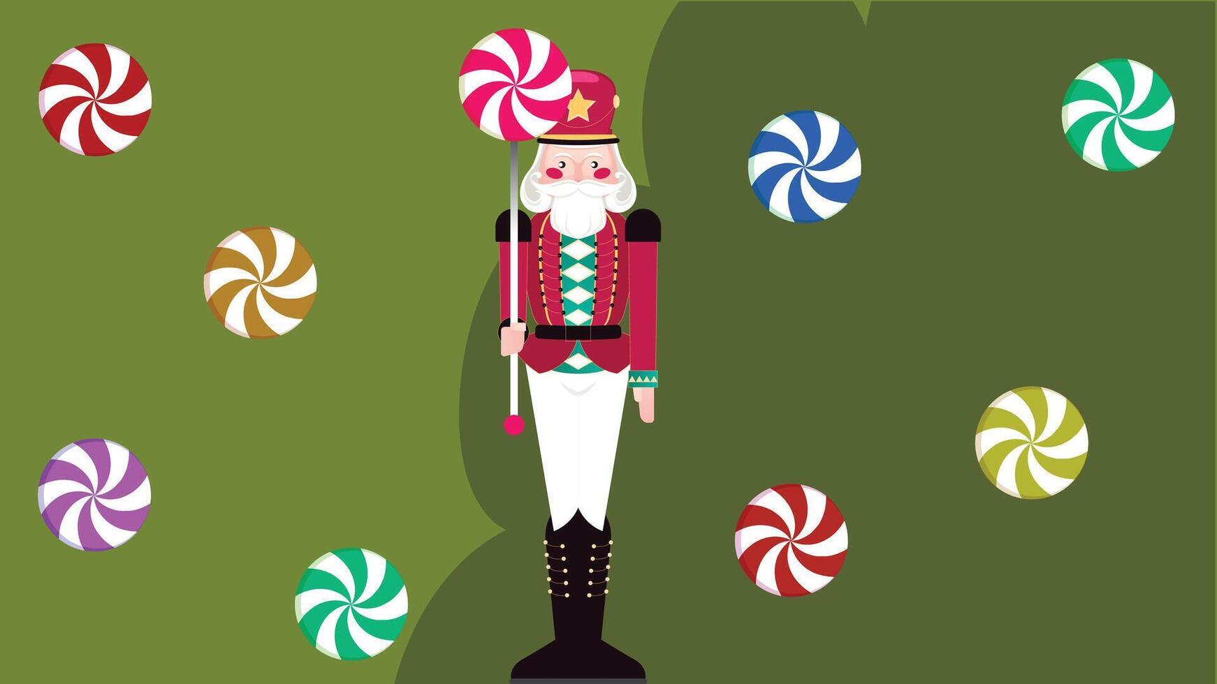 Christmas decoration and celebration ornament illustration Icons vector