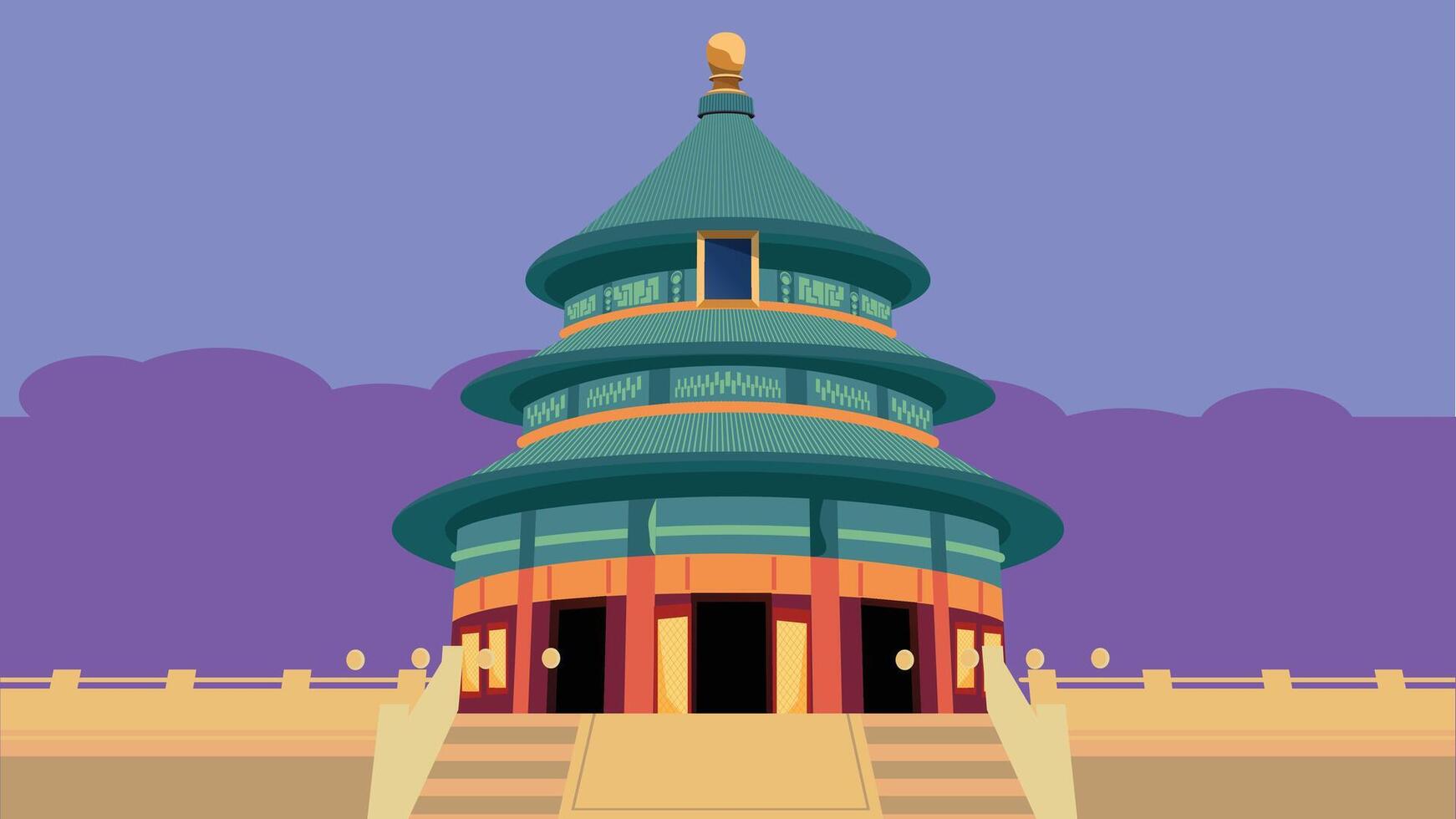 Chinese abstract oriental and traditional decoration illustration background vector