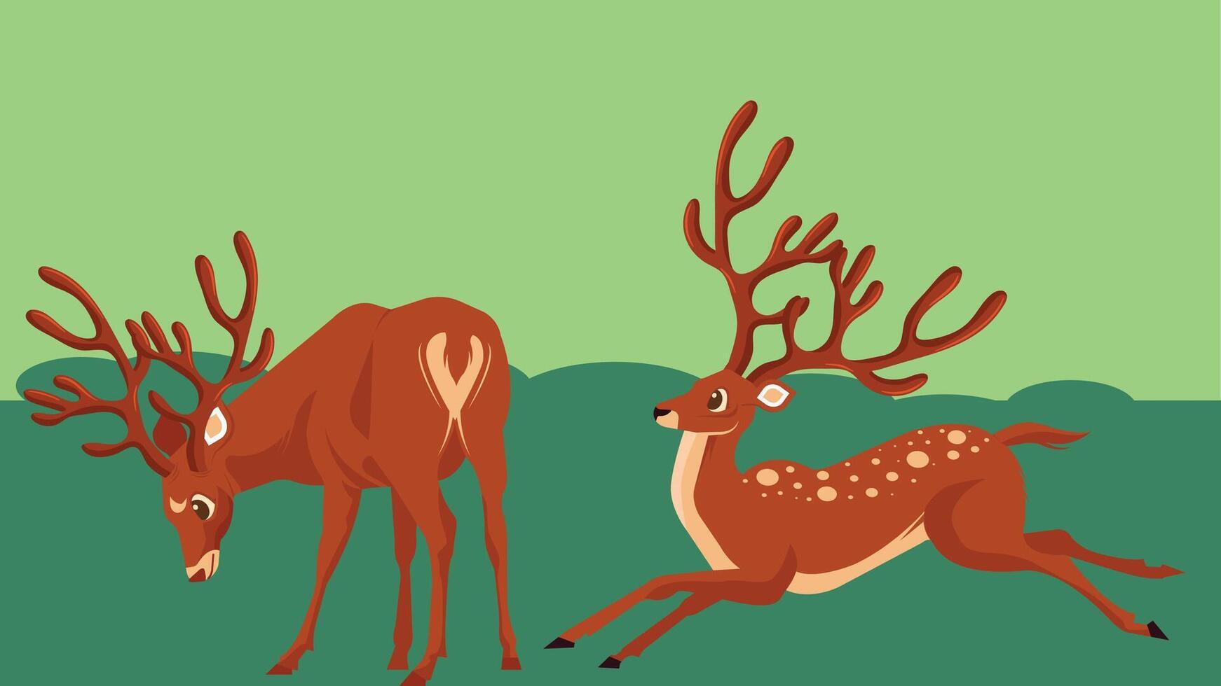 Cartoon forest animals for coloring books and children stories vector