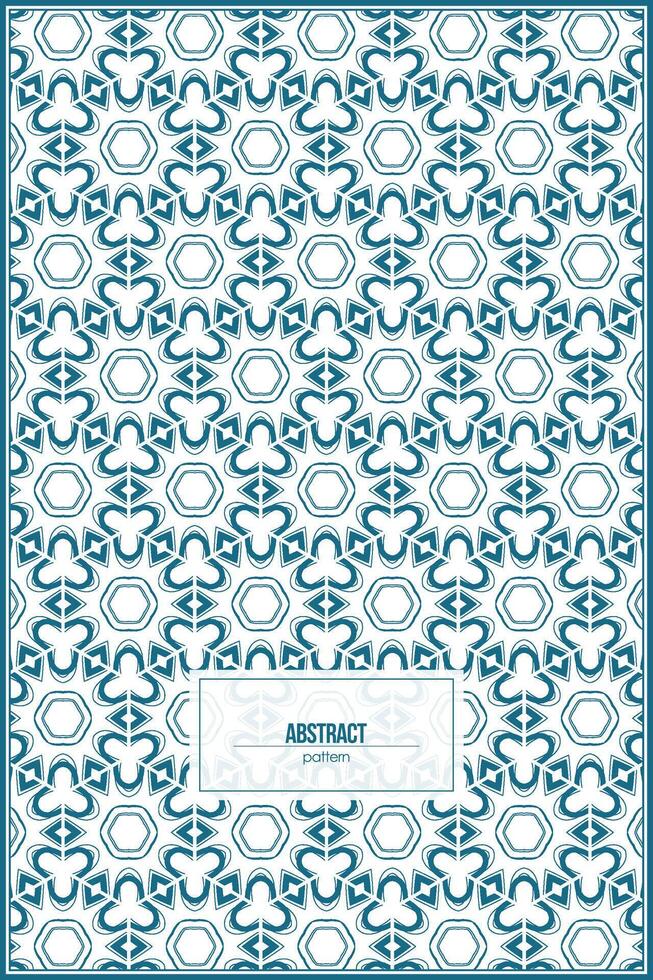 abstract pattern of random shape and imperfect hexagon vector