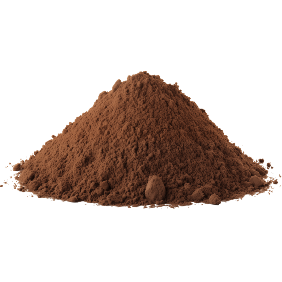 Mound of soil isolated on transparent background png