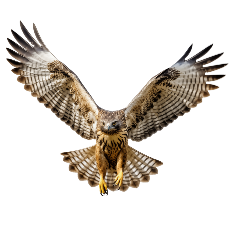Hawk isolated on transparent background png