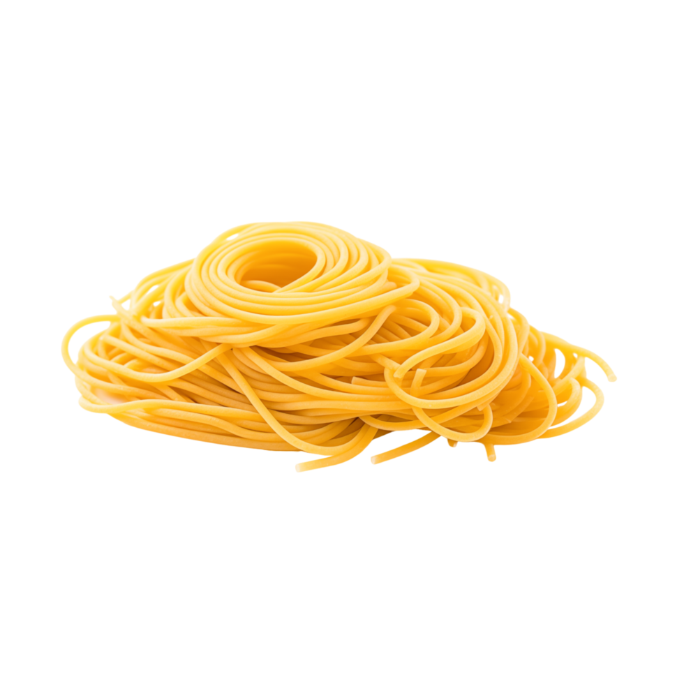 Spaghetti pasta isolated on transparent background png