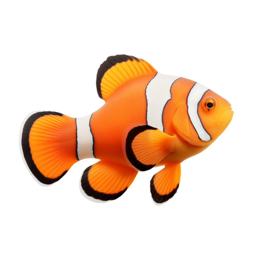 Clown fish isolated on transparent background png