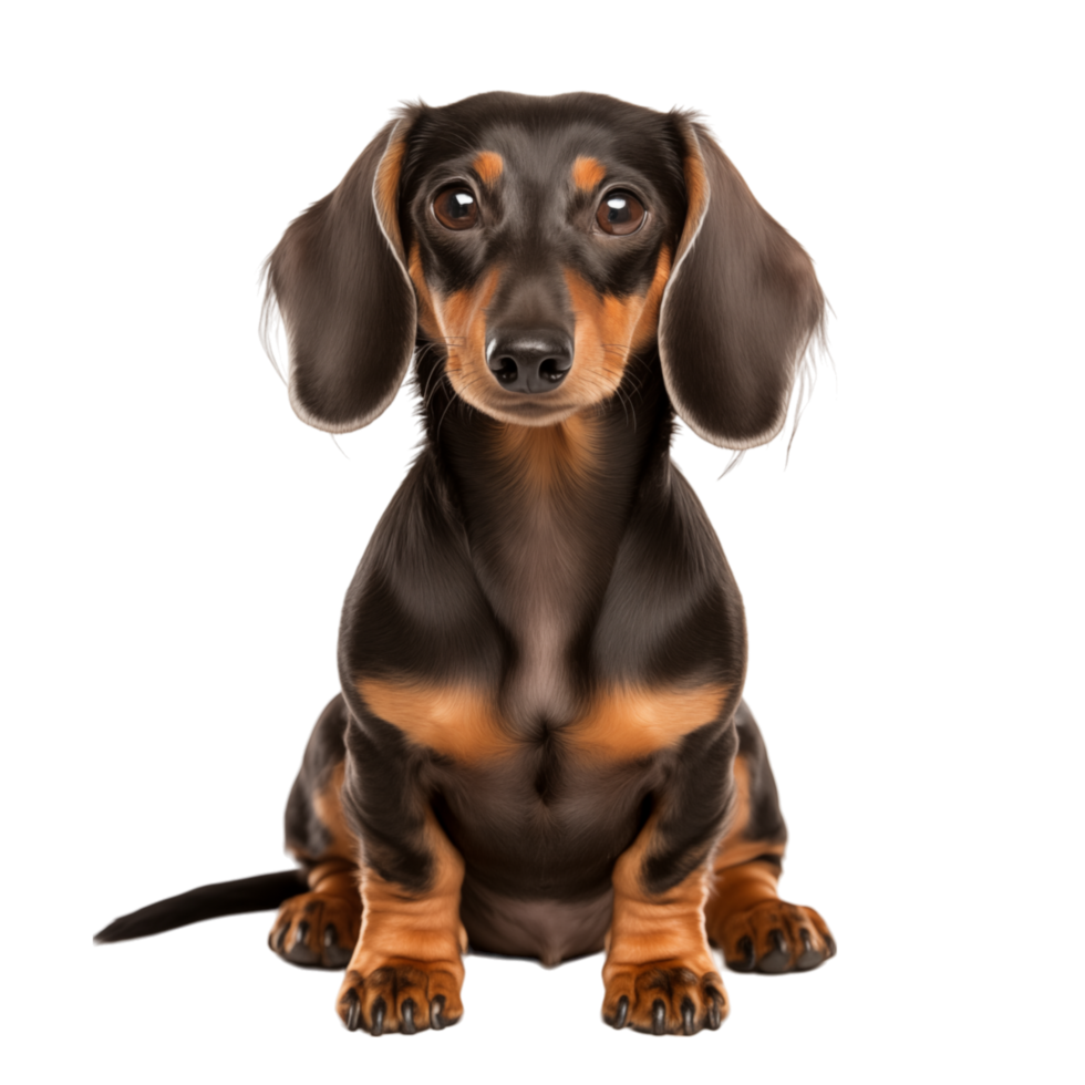 Dachshund dog isolated on transparent background png