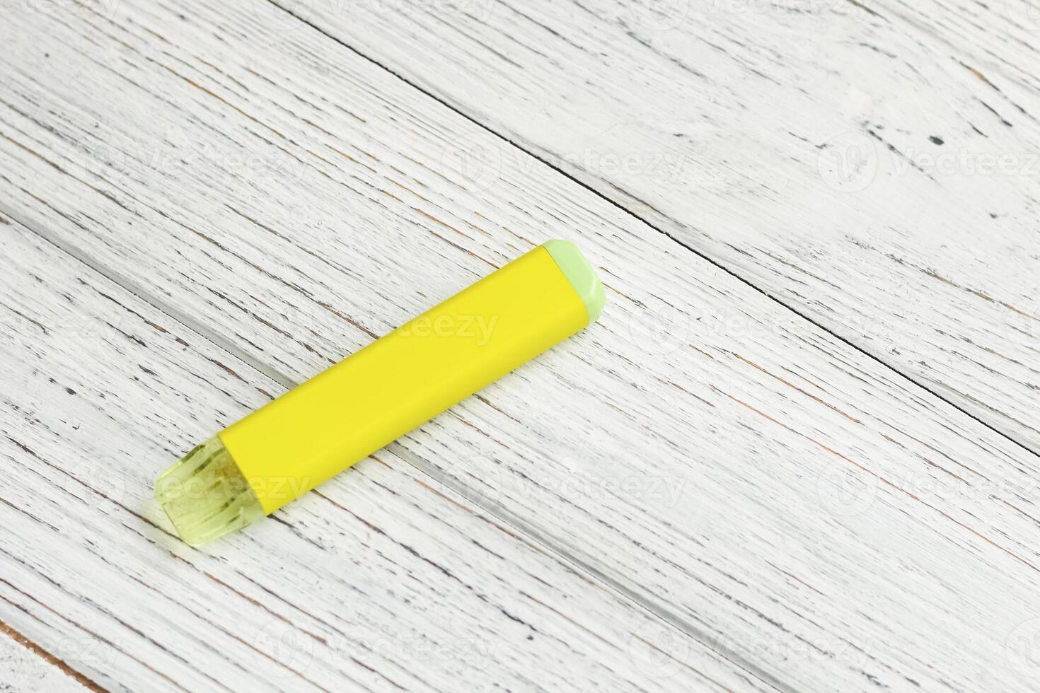 Nicotine disposable electronic cigarette, replacing cigarettes with tobacco. photo