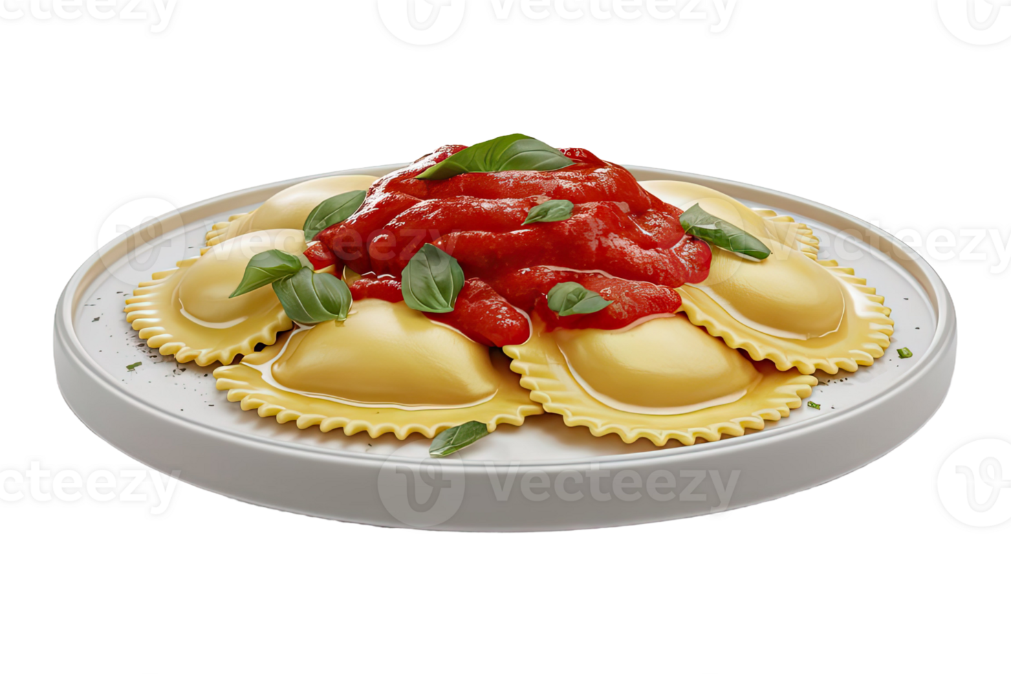 Ravioli with Tomato Sauce png