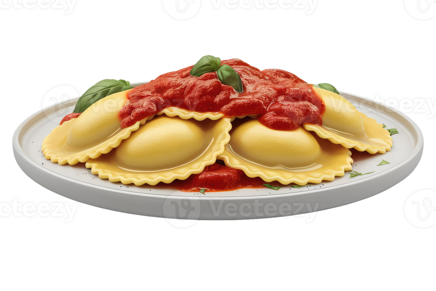 Ravioli with Tomato Sauce png