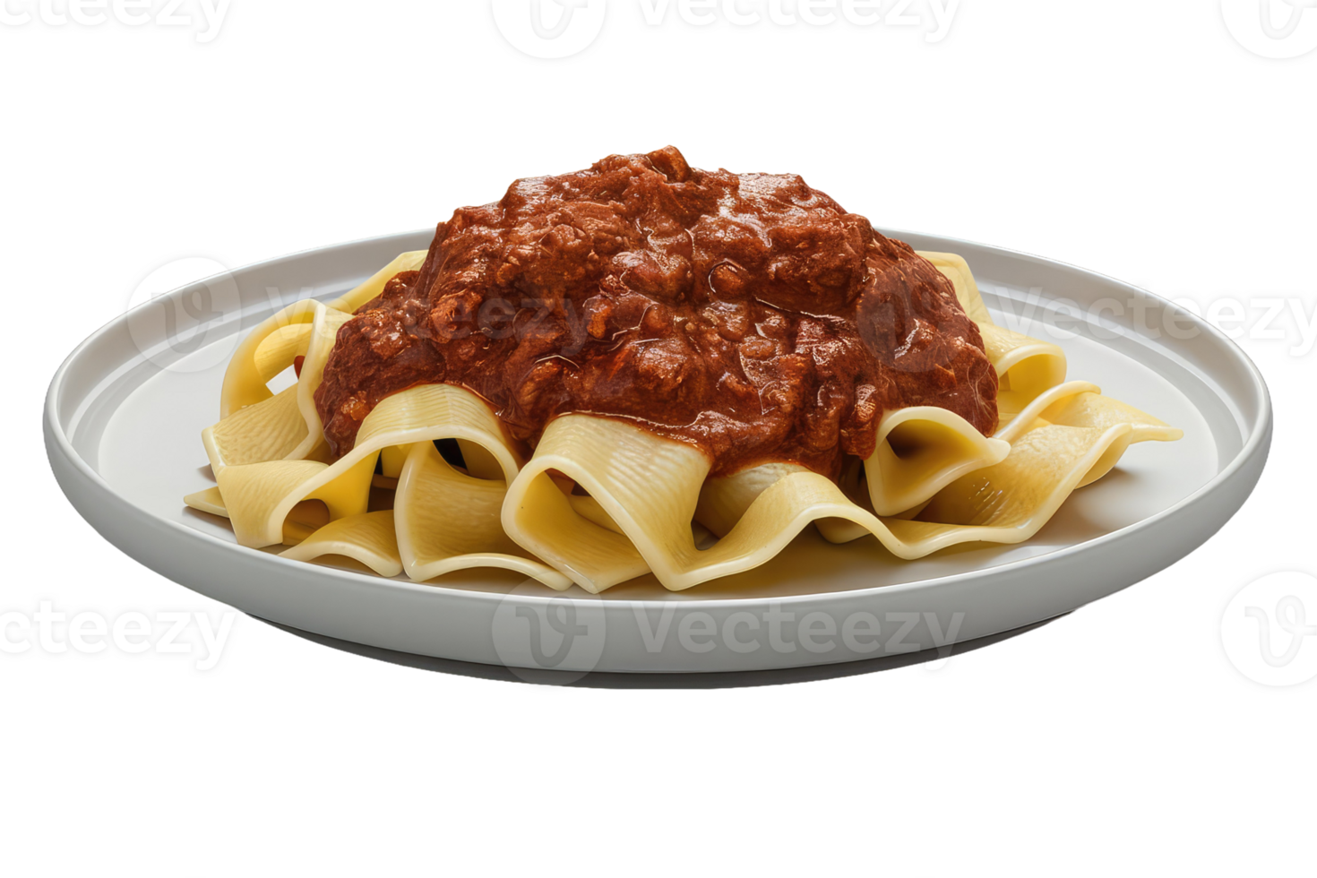 Plate of Spaghetti Bolognese png