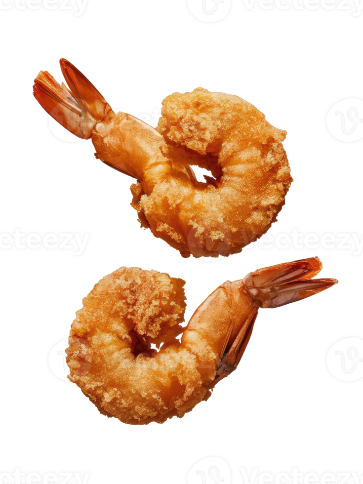 Two Fried Shrimp png