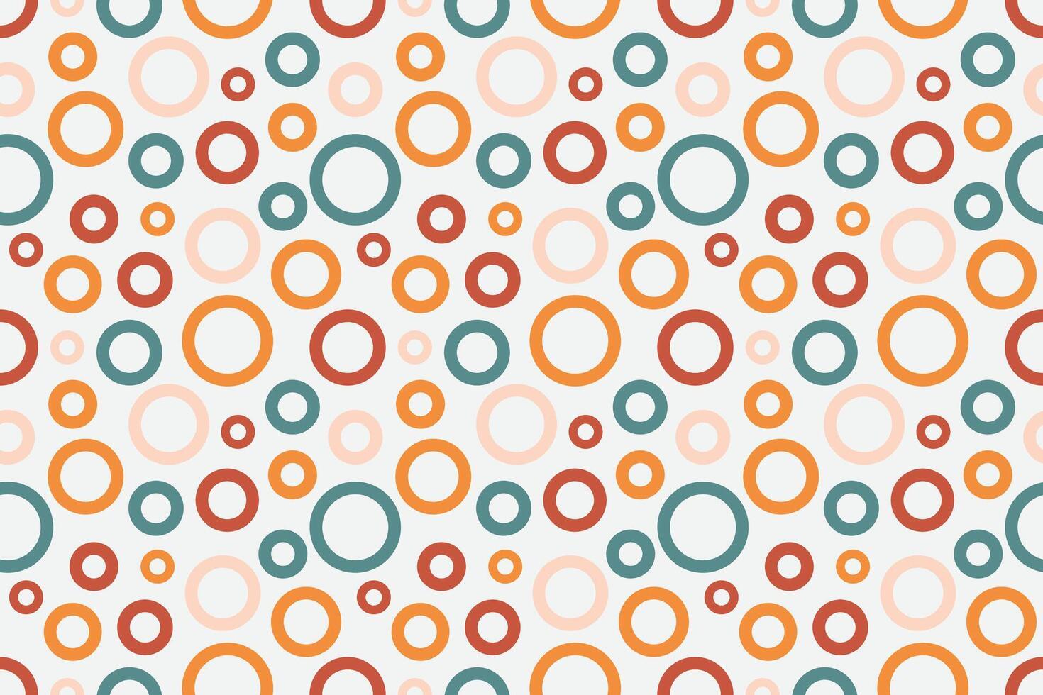 Colorful circles abstract seamless pattern vector